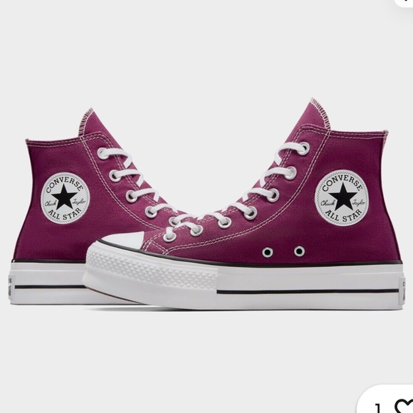 WOMENS CONVERSE CHUCK TAYLOR ALL-STAR LIFT SNEAKER size 7 - Picture 3 of 7